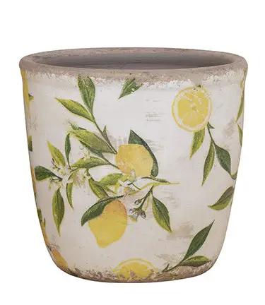A&B Lemon Planter (2 Sizes) 5-6" - Planters Merchandise