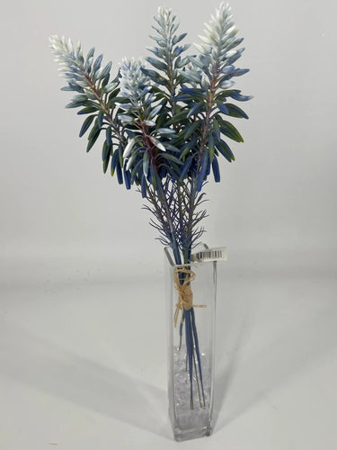 Le Fleur Aloe Spray Blue 17.5" - Artificial Flora Silk