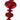 Supreme Glass Finial Ornament Red 12" - Holiday Ornaments Merchandise
