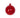 Red crystalline glass ornament, 4-inch ball, by Farrisilk for holiday decor