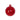 Red crystalline glass ornament, 4-inch ball, by Farrisilk for holiday decor