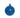 Royal Blue Milky Glass Ornament 6in, glossy spherical holiday ornament