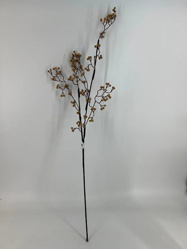 Le Fleur Berry Spray Brown 36" - Artificial Non-Flowering Plants Silk
