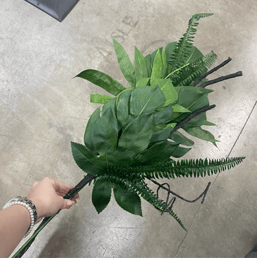 Sullivans Tropical Leaf Spray 34" - Artificial Flora Silk