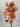 Le Fleur Cluster Mini Flower Bundle (x3) Coral 18" - Artificial Flowering Plants Silk