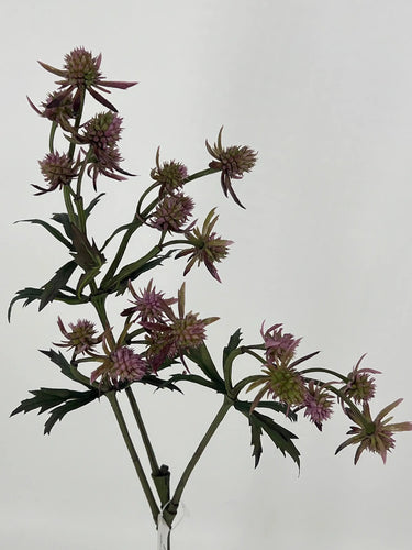 Supreme Thistle Spray 25" Mauve - Silk