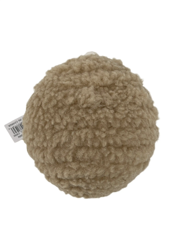 Supreme Fabric Ball Ornament Tan 5" - Uncategorized Merchandise