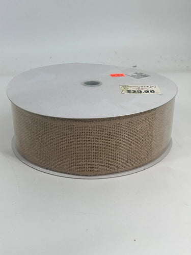 Jascotina Inc Burlap Ribbon 2.5x25yd - Ribbons & Trim Ribbon