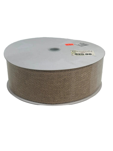 Jascotina Inc Burlap Ribbon 2.5x25yd - Ribbons & Trim Ribbon