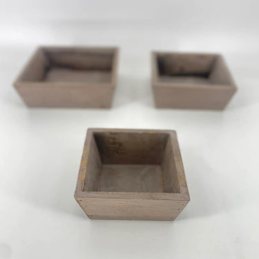Melrose Wooden Box Small 5x5” - Merchandise