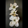 Light Garden Linen Flower Cream-Green Spray 39"L - Artificial Flowering Plants Silk