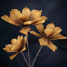 Light Garden Flame-Orange Foam Flower Spray 41"L - Artificial Flowering Plants Silk