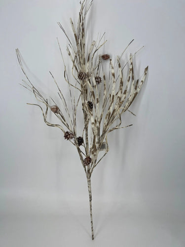 Le Fleur Onion Grass Cone Spray 26" - Silk