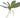 Select Phalaenopsis Leaves (x5) 10.5" - Artificial Non-Flowering Plants Silk