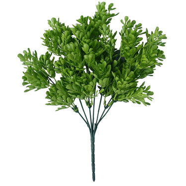 Select UV/FR Boxwood Bush 12.5" - Artificial Shrubs Silk