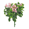 Select UV Bougainvillea Bush Pink 11.8" - Artificial Non-Flowering Plants Silk