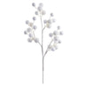 Allstate Glitter Berry Spray White 28" - Uncategorized Silk