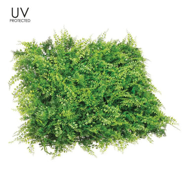 Allstate UV Protected Fern Mat 19.6"x19.6" - Artificial Flowering Plants Silk