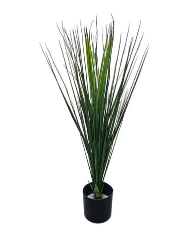 Greenhouse International UV Plastic Onion Grass in Pot 36" - Silk