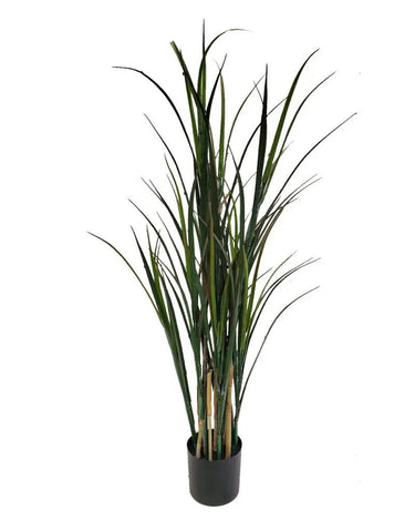 Greenhouse International Limited UV Plastic Grass in Pot 42"H - Silk