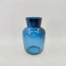 Diamond Star Blue Glass Vase 5.5"D x 11.8"H - Vases Merchandise