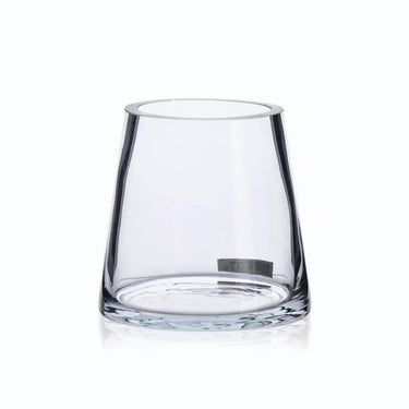 Diamond Star Clear Glass Vase 6"D x 5"H - Merchandise