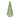 Lime Green Glass Christmas Tree ornament by Diamond Star, 5D x 9H