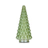 Lime Green Glass Christmas Tree ornament by Diamond Star, 5D x 9H
