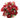 GSC Poinsettia w/ Berries Mixed Bush Burgundy 20" - Artificial Flowering Plants Silk