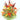 GSC Silk Orange-Plum-Gold Mixed Bush artificial flower arrangement with yellow blooms and green leaves