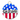 DK Designs "Welcome" Patriotic Circle Door Hanger - Decor Merchandise