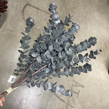 CRI Eucalyptus Bundle Dark Green 27" - Artificial Non-Flowering Plants Silk