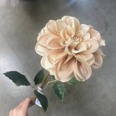 Allstate Dahlia Spray Cr/Dk 23" - Silk