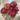 Le Fleur Cabbage Rose Bush (x10) Red 19" - Uncategorized Silk