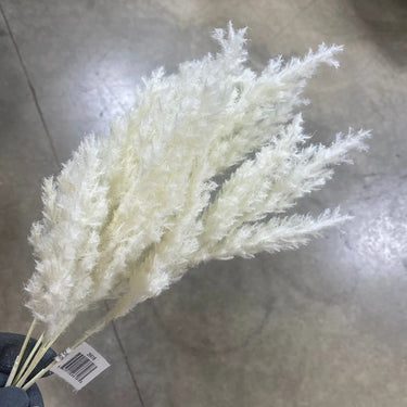 Le Fleur Pampas Bush Cream 15" - Uncategorized Silk
