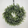 Supreme Eucalyptus Wreath Green 18" - Uncategorized Silk