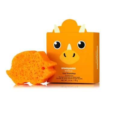 Spongelle Spongeasaurus Collection Tina Triceratops - Bath & Body Bath & Body