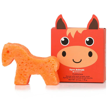 Spongelle Farm Animal Sponge Henry Horse - Bath & Body Bath & Body
