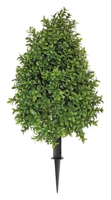 Select UV Boxwood Cone Bush w/ Stake 22" - Artificial Trees Silk
