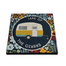 Sincere Surroundings Floral Camper Magnet 2.5" - Refrigerator Magnets Merchandise
