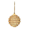 Vickerman Natural Wood Bead Ball Ornament 3" - Holiday Ornaments Merchandise