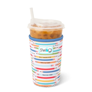 Swig Iced Cup Coolie 22oz- Teacher Life - Cup Sleeves Merchandise