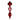 Vickerman Candy Swirl Finial Ornament 36" - Holiday Ornaments Merchandise