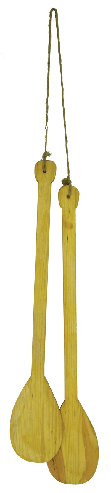 Moby Dick Hanging Paddles w/ Rope 18.5"L - Decor Merchandise
