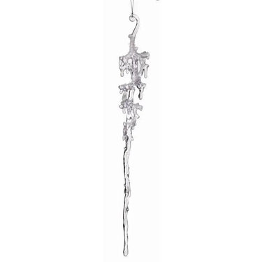 Regency Glitter Acrylic Dripping Icicle Ornament 19" - Holiday Ornaments Merchandise