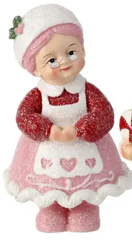 Regency Sweets Santa & Mrs Claus (2 Asst) 6" - Seasonal & Holiday Decorations Merchandise