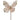 Regency Blush Sheer Organza/Sequin Butterfly Stem 17" - Seasonal & Holiday Decorations Silk