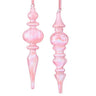 Regency Iridescent Glass Finial Ornament (2 Asst) 9.5" - Holiday Ornaments Merchandise