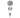 Glass Jewel Glitter Snowflake Finial 15"