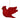 Plastic Glitter Red Cardinal Ornament 6"